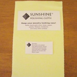 20 Sunshine Polishing Cloth for Sterling Silver, Gold, Brass and Copper Jewelry Polishing Cloth